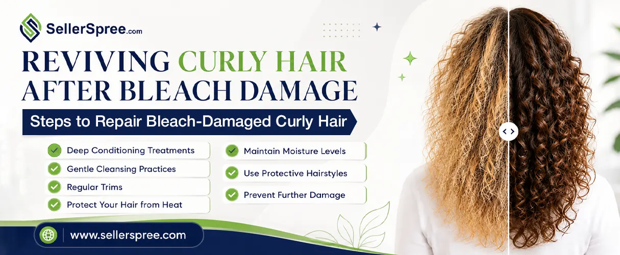 Reviving Curly Hair After Bleach Damage | Repair & Restore Curls