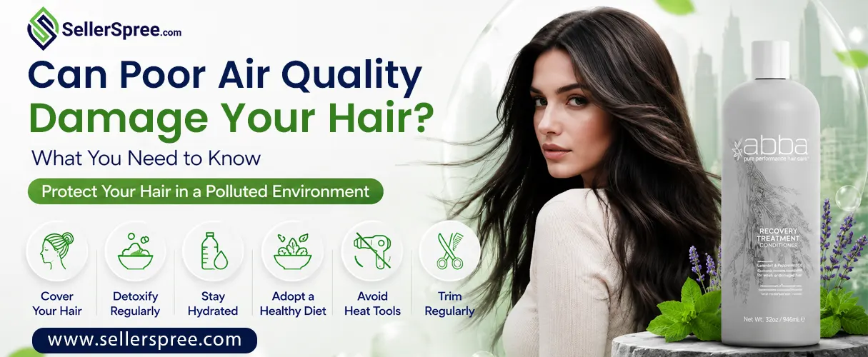 Effects of poor air quality on healthy hair